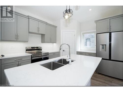 83 Greene Street, Exeter, ON - Indoor Photo Showing Kitchen With Double Sink With Upgraded Kitchen