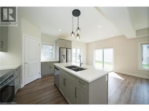 83 Greene Street, Exeter, ON - Indoor Photo Showing Kitchen With Double Sink With Upgraded Kitchen