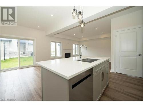 83 Greene Street, Exeter, ON - Indoor Photo Showing Kitchen With Double Sink