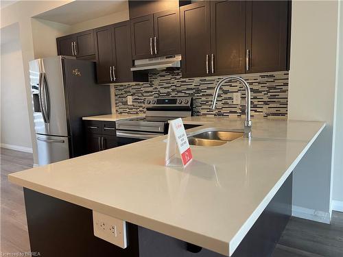 39-720 Grey Street, Brantford, ON - Indoor Photo Showing Kitchen With Double Sink With Upgraded Kitchen