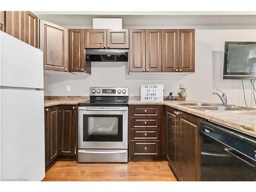 51-21 Diana Avenue, Brantford, ON - Indoor Photo Showing Kitchen With Double Sink