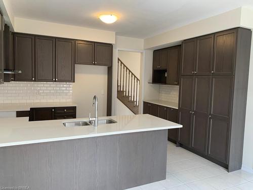 31 Steven Drive, Thorold, ON - Indoor Photo Showing Kitchen With Double Sink