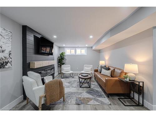 2 Keeler Place, Brantford, ON - Indoor Photo Showing Other Room With Fireplace