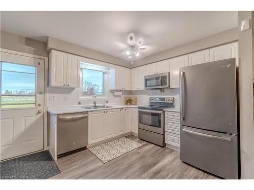 49 Palomino Drive, Brantford, ON - Indoor Photo Showing Kitchen With Stainless Steel Kitchen With Double Sink