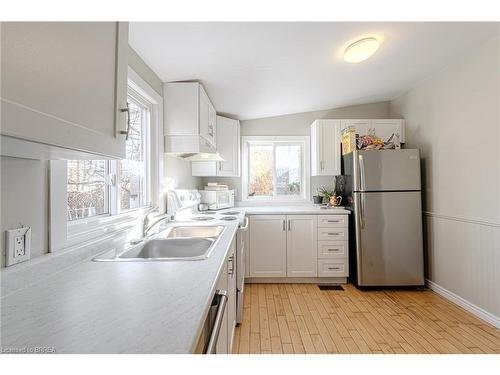 75 St George Street, Brantford, ON - Indoor Photo Showing Kitchen With Double Sink