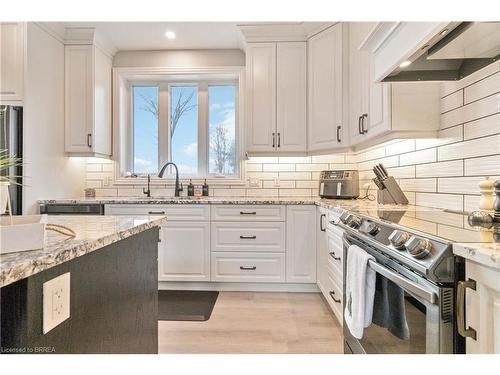 3191 Windham West Quarter Line Road, Norfolk County, ON - Indoor Photo Showing Kitchen With Stainless Steel Kitchen With Upgraded Kitchen