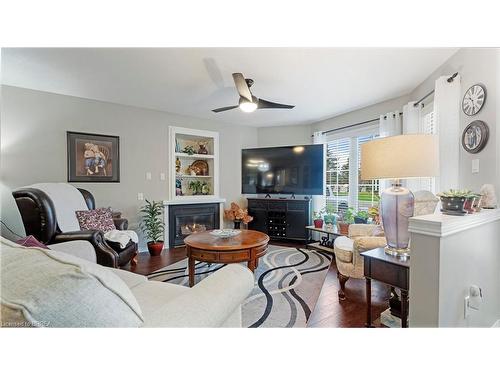 21 Long Point Boulevard, Port Rowan, ON - Indoor Photo Showing Living Room With Fireplace