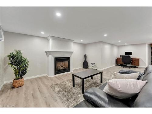 56 Lee Avenue, Simcoe, ON - Indoor With Fireplace