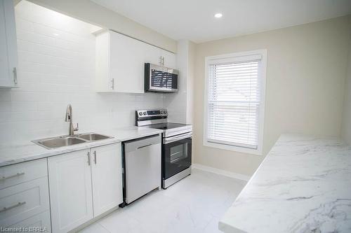 46 Enfield Crescent, Brantford, ON - Indoor Photo Showing Kitchen With Double Sink