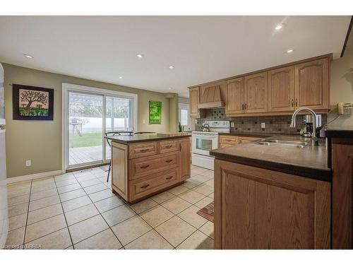 955309 Canning Road, Canning, ON - Indoor Photo Showing Kitchen With Double Sink