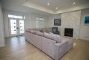 14 Bowen Place, Oakland, ON  - Indoor Photo Showing Living Room With Fireplace 