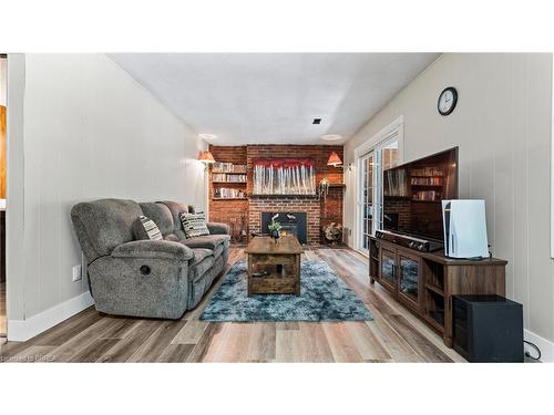 12 Campbell Farm Road, Brantford, ON - Indoor Photo Showing Living Room With Fireplace