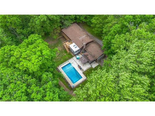 12 Campbell Farm Road, Brantford, ON - Outdoor With In Ground Pool