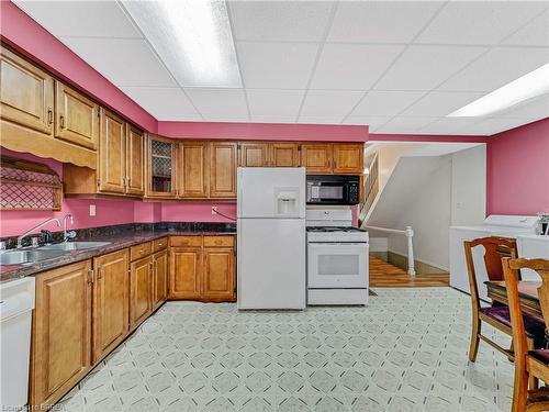 19 Church Street, Paris, ON - Indoor Photo Showing Kitchen With Double Sink