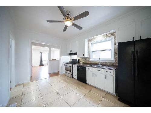 6 Webling Street, Brantford, ON - Indoor Photo Showing Kitchen With Double Sink