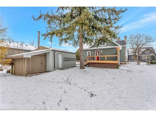 25 Barnabas Street, Lynden, ON - Outdoor With Deck Patio Veranda