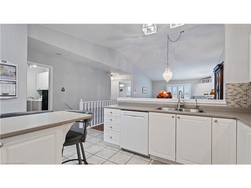 7-24 Griffiths Drive, Paris, ON - Indoor Photo Showing Kitchen With Double Sink