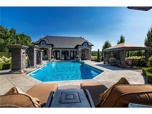 1521 2Nd Concession Road, Delhi, ON - Outdoor With In Ground Pool With Backyard