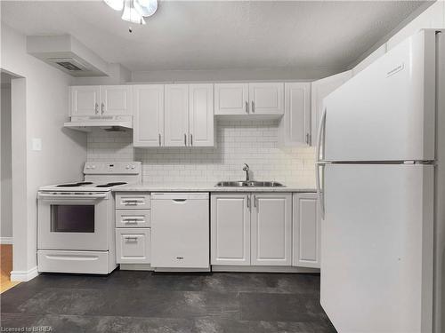 302-640 West Street, Brantford, ON - Indoor Photo Showing Kitchen With Double Sink