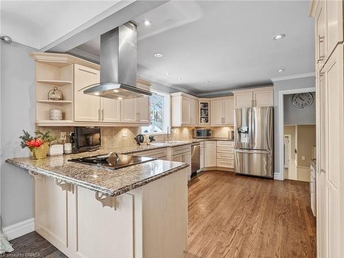 1103 Marley Crescent, Burlington, ON - Indoor Photo Showing Kitchen With Stainless Steel Kitchen