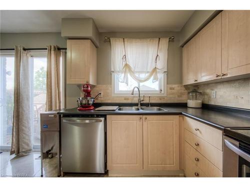 16 Mcguiness Drive, Brantford, ON - Indoor Photo Showing Kitchen With Double Sink