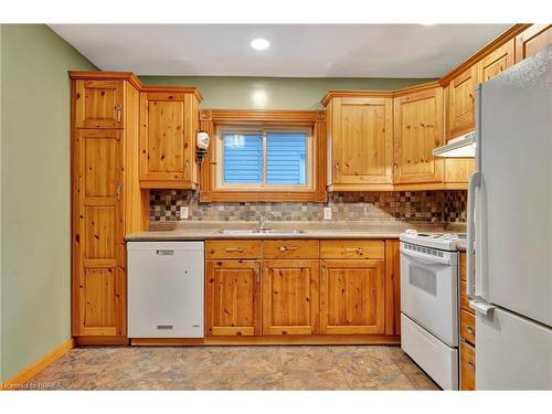 12 Emilie Street, Brantford, ON - Indoor Photo Showing Kitchen With Double Sink