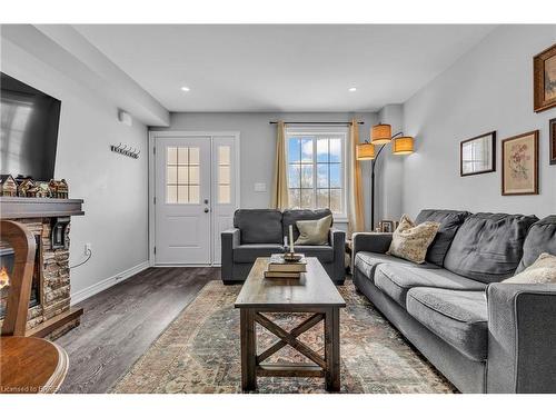 189 Grove Street, Simcoe, ON - Indoor Photo Showing Living Room With Fireplace