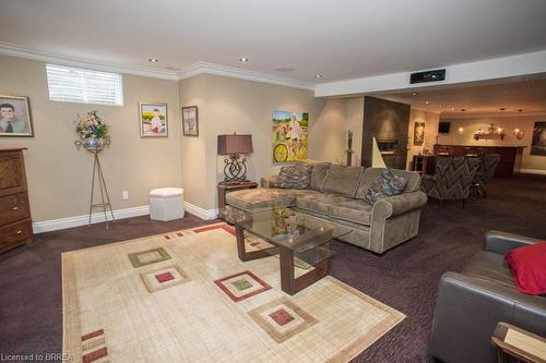 15 Burton Avenue, Mount Pleasant, ON - Indoor Photo Showing Living Room