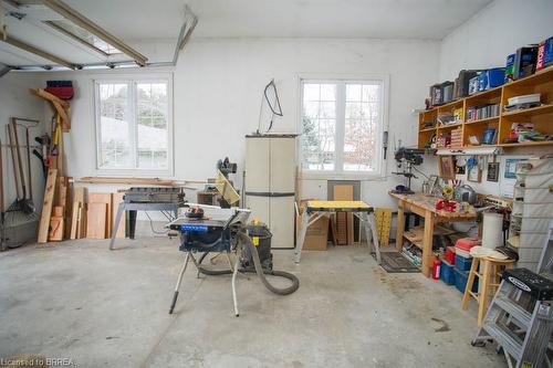 15 Burton Avenue, Mount Pleasant, ON - Indoor Photo Showing Garage