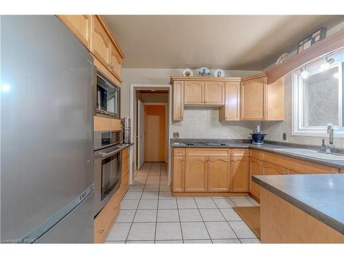 124 Madden Street, Brantford, ON - Indoor Photo Showing Kitchen With Double Sink