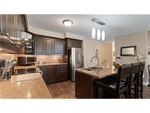 45 Waldie Crescent, Brantford, ON - Indoor Photo Showing Kitchen With Double Sink