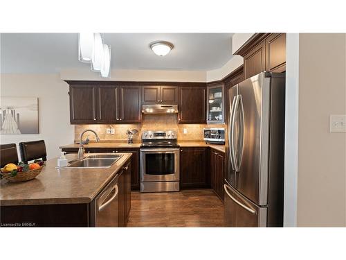 45 Waldie Crescent, Brantford, ON - Indoor Photo Showing Kitchen With Double Sink