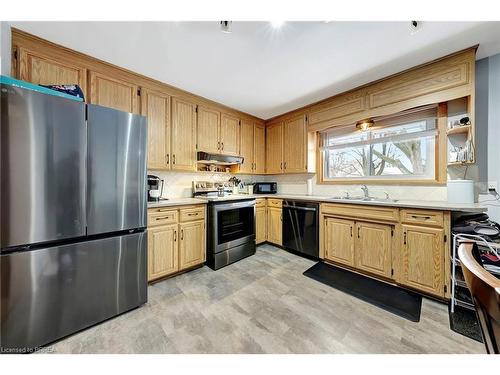 12 Allwood Street, Brantford, ON - Indoor Photo Showing Kitchen With Stainless Steel Kitchen