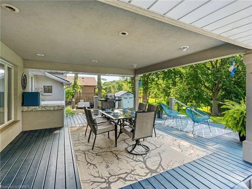 268 German School Road, Paris, ON - Outdoor With Deck Patio Veranda With Exterior