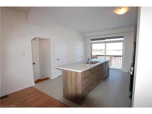 25 Baskett Street, Brantford, ON - Indoor Photo Showing Kitchen With Double Sink