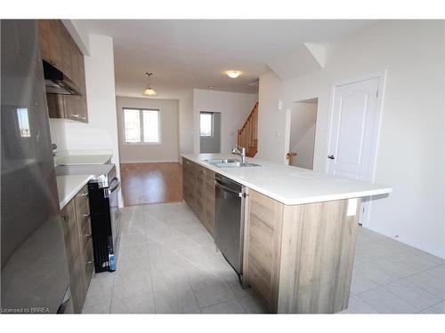 25 Baskett Street, Brantford, ON - Indoor Photo Showing Kitchen With Double Sink