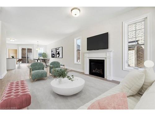 1085 Rippingale Trail, Peterborough, ON - Indoor Photo Showing Living Room With Fireplace