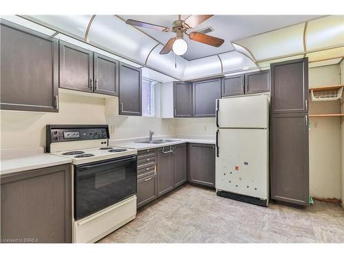 128 Aspen Street, Paris, ON - Indoor Photo Showing Kitchen With Double Sink