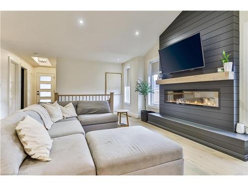 35 Hare Street, Waterford, ON - Indoor Photo Showing Living Room With Fireplace