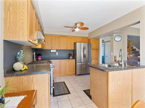 7 Moffat Court, Brantford, ON - Indoor Photo Showing Kitchen With Double Sink