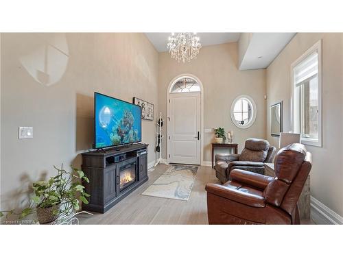 61 Swan Avenue, Fonthill, ON - Indoor Photo Showing Other Room With Fireplace