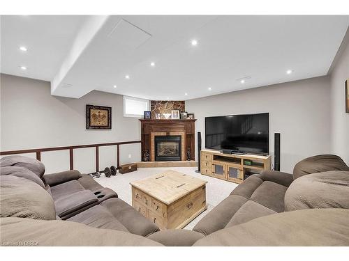 11 Gaal Court, Brantford, ON - Indoor Photo Showing Living Room With Fireplace