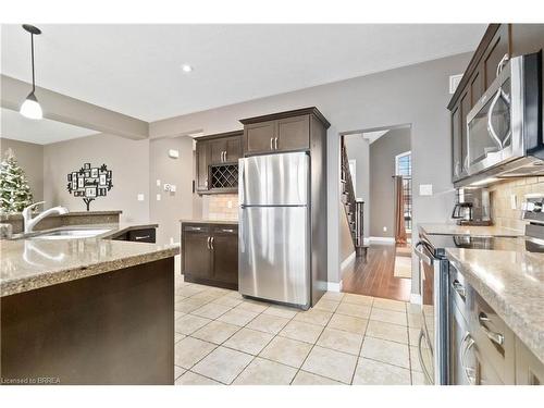 16 Freeman Street, Paris, ON - Indoor Photo Showing Kitchen With Double Sink