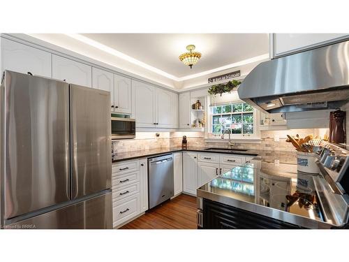 46 Devon Street, Brantford, ON - Indoor Photo Showing Kitchen With Stainless Steel Kitchen