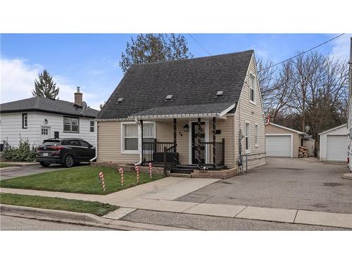 78 Gladstone Avenue, Brantford, ON - Outdoor With Deck Patio Veranda With Facade