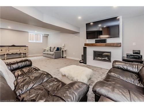 842 Robert Ferrie Drive, Kitchener, ON - Indoor With Fireplace