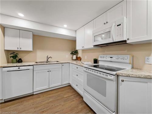 87 Dorothy Street, Brantford, ON - Indoor Photo Showing Kitchen With Double Sink