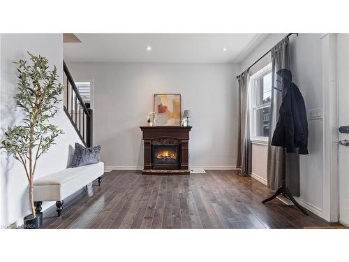 157 Weir Street N, Hamilton, ON - Indoor With Fireplace