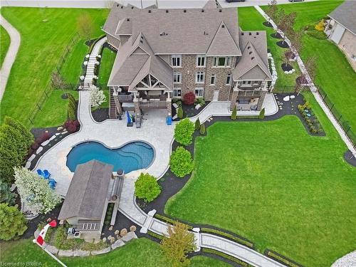 16 Westlake Boulevard, Brantford, ON - Outdoor With In Ground Pool