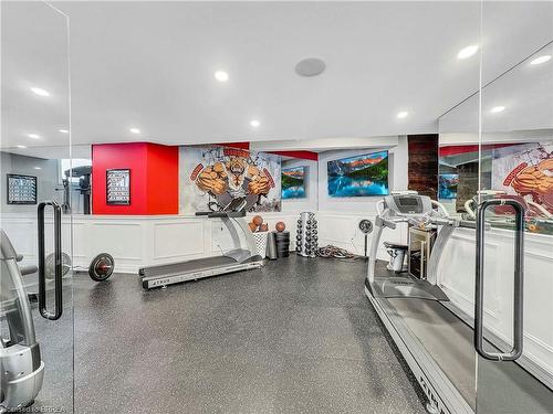 16 Westlake Boulevard, Brantford, ON - Indoor Photo Showing Gym Room